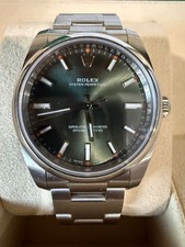 Rolex oyster perpetual olive - oyster,