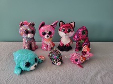 TY Sequin Plush Beanie Boo Toy Bundle