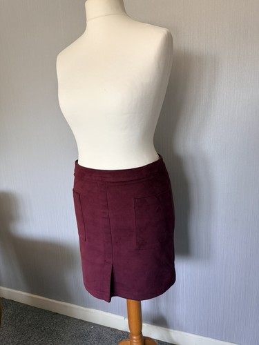 Dorothy perkins burgundy suede - perkins,
