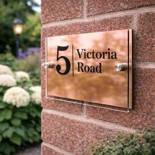 House number plaques - house,