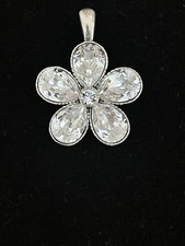 Miglio silver & crystal Flower