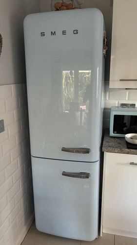 Smeg retro fridge - freezer, pale