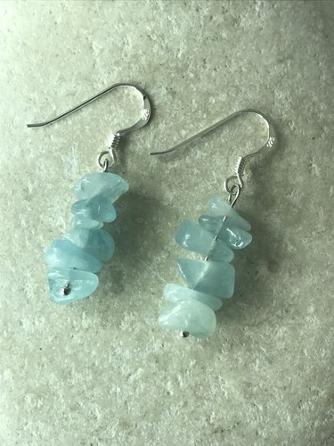 Genuine aquamarine chips - aquamarine,