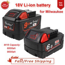  18V 6ah/9ah Fit For Milwaukee