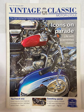 Vintage Classic Motorcycle Magazine Feb 2021 Cover BSA, Triumph & Norton 206g