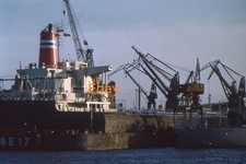 35mm Glass Slide - Tanker Ship