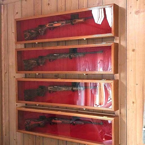 Gun display case pack - gun, rifle