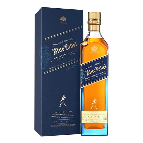 Johnnie walker blue label - blue,