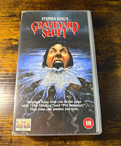 Graveyard shift 1990 vhs - shift,