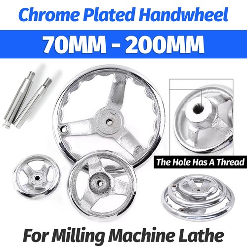 Chrome plated handwheel round - chrome,