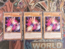 x3 PLAYSET Contact C Mixed Sets Common Near Mint Mixed Edition Yugioh