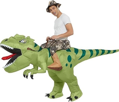 Inflatable dinosaur costume - inflatable,