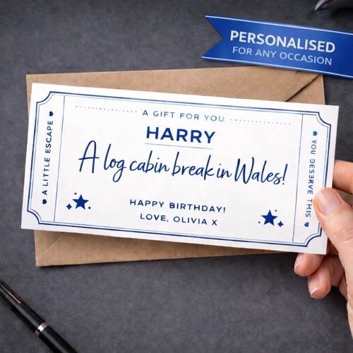 Personalised gift voucher - personalised,