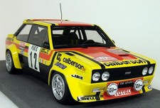 Top Marques 1/18 Scale - Fiat 131 Abarth 1980 Monte Carlo Rally Mouton Annie