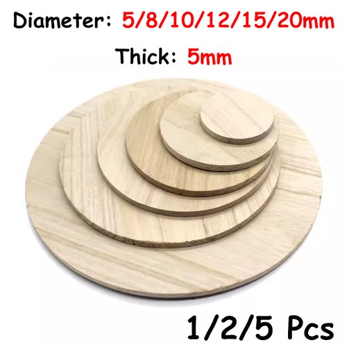 5mm thick circle wood - thick,
