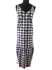 Pretty Secrets  long Jersey Nightdress - Size small - cherry print- Womens
