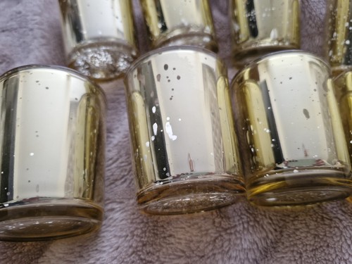 Gold flick votive candle - 10,