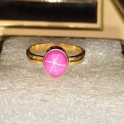 Ruby ray star - ring, in