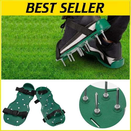 Lawn aerating spiked shoes - aerating,