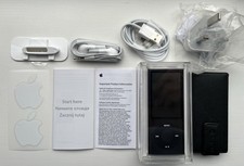 iPod Nano Black 5th Generation 16GB Plus Accessories In Excellent Condition