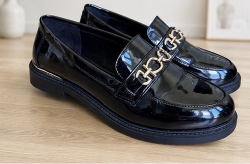 Schuh black patent chunky - schuh,