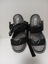 Ladies Black Open-Toe Sandals