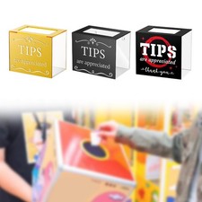 Tip Jar Acrylic Fundraising