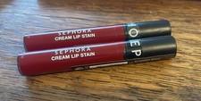 2 x Sephora Cream Lip Stain Lipstick Matte Cherry Moon 94 Red / Deep 5ml