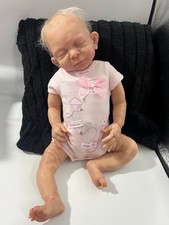 Realistic Baby Doll Lifelike Features 20' Full Silicone Handmade Sculpted Reborn
