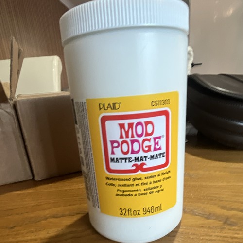 Plaid mod podge matt craft - mod,