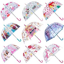 Girls Windproof Bubble Umbrellas, Kids Wipeable Brolly School Gift for 3-7Year
