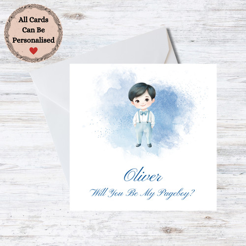 Handmade personalised pageboy - personalised,