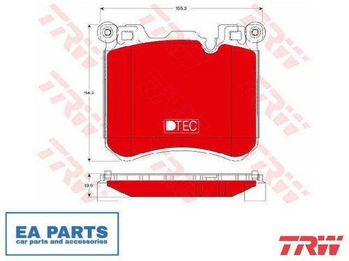 Brake pad set disc - brake,