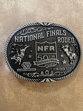NEW!! 2025 "Adult" Hesston National Finals Rodeo Belt Buckle
