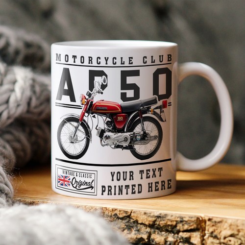 Personalised motorbike mug - personalised,