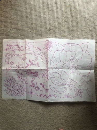 Vintage 60s embroidery - vintage,