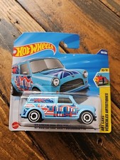 Hot Wheels 67 Austin Mini Van fourgonnette 169/250 Short Card Art Cars 10/10 