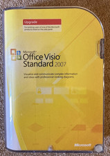 Microsoft Office Visio 2007 Upgrade, inc product key. Full UK Retail box.