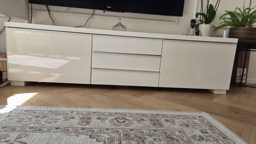 Ikea besta burs - white, high