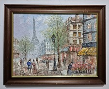 Original Oil Painting of Paris