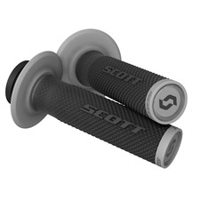MX  LOCK ON GRIPS + CAM SET SCOTT SX II GREY FITS 2 STROKE AND 4 STROKE MX BIKES