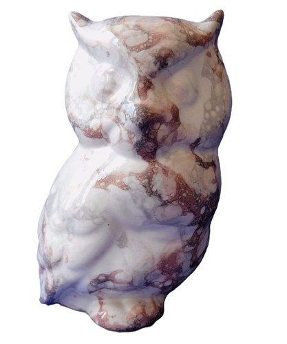 Vintage owl figurine ceramic