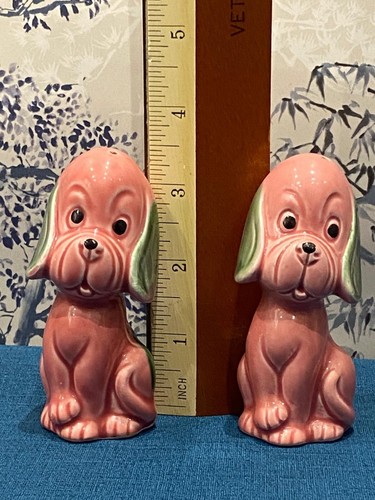 Vintage pink dog - pink, salt