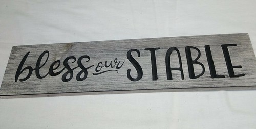Bless our stable - bless,