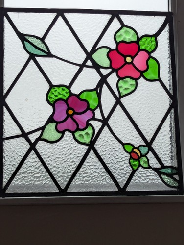 Cottage style stained glass - cottage,