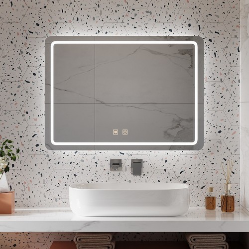 50x70cm led showerroom mirror - 50x70cm,