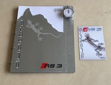 2011 Audi RS3 8P aluminium press kit with stop watch - owner dealer rare !