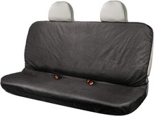 Car Bench Seat Cover Universal Waterproof Black Heavy Duty Seat Protector f Pet