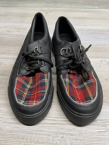Tuk creepers mens black red - creepers,