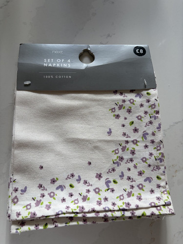 Next set napkins mauve - next, 4